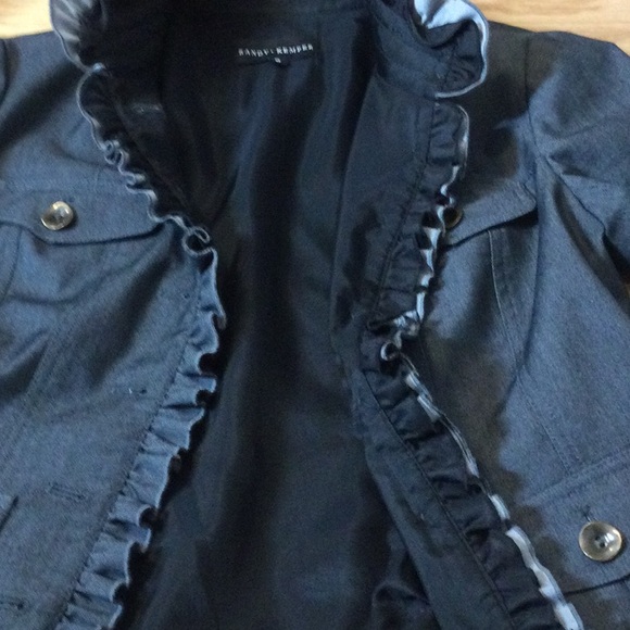 8 Randy Kemper Ruffled Gray Jacket - Picture 9 of 16